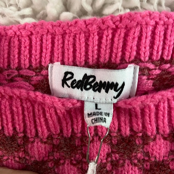 Pink Ribbed Crop Tank Top - Picture 5 of 5